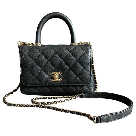 chanel coco handle mini dimension